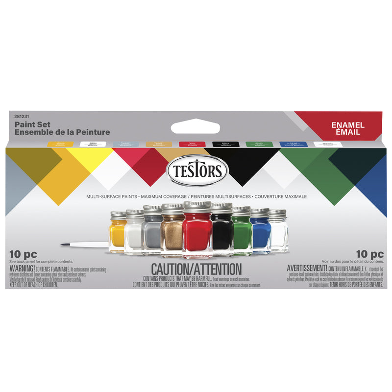 PAINT SET ENAML AST 10PC
