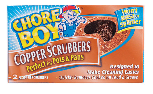 CHOREBOY COPPR SCRBR 2PK