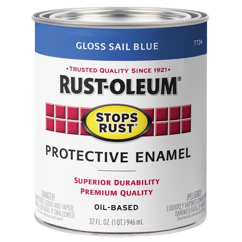 ENAMEL GLS SAIL BLU QT
