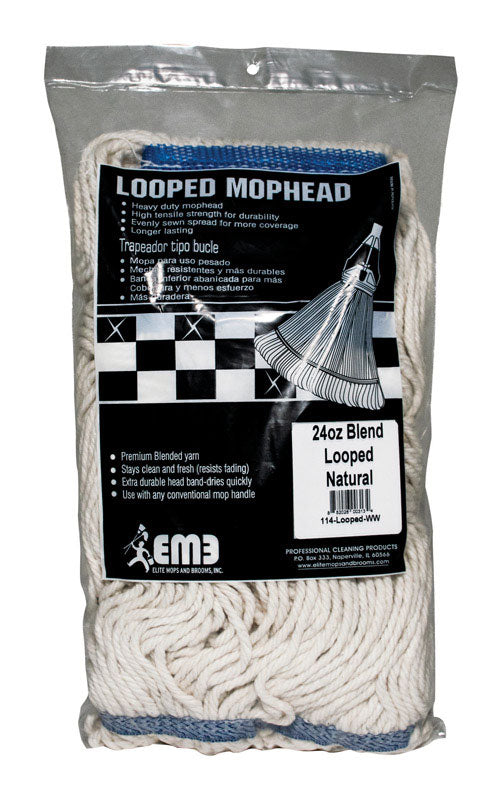 LOOPED MOPHEAD LG WHITE