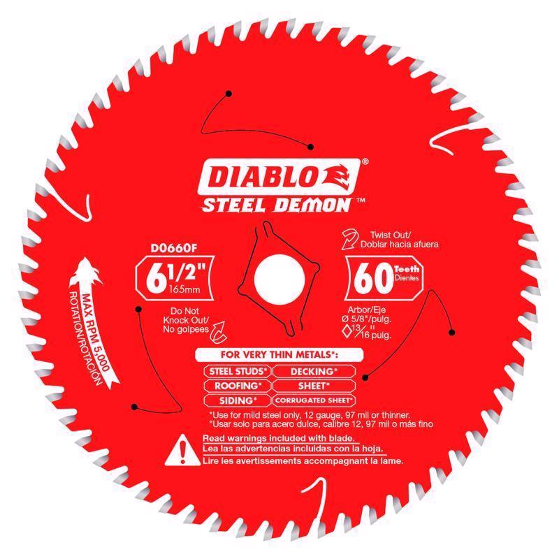 CIRC SAW BLD 5/8X6-1/2"