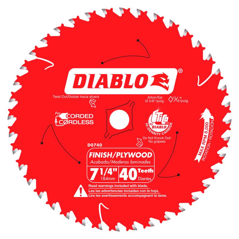 DIAB SAW BLD 7-1/4"X40T