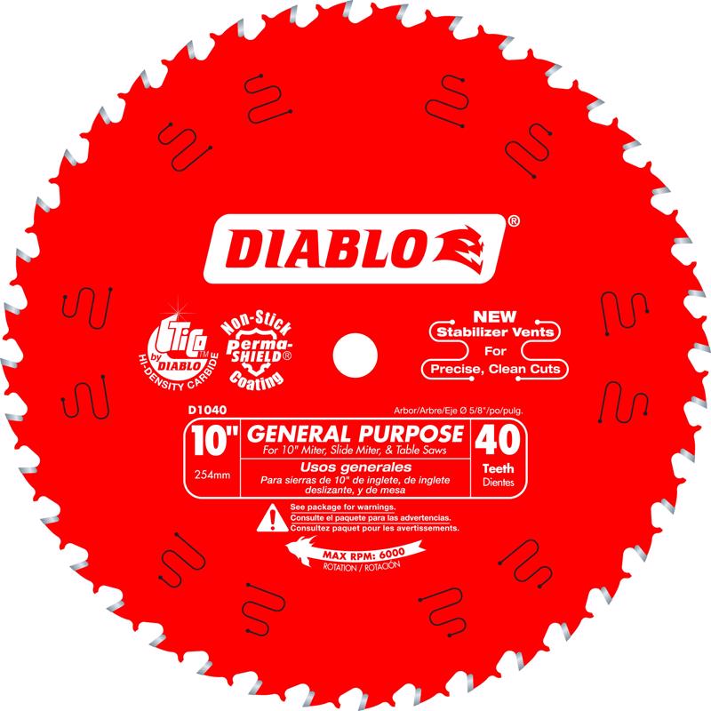 DIAB SAW BLD 10"X40T