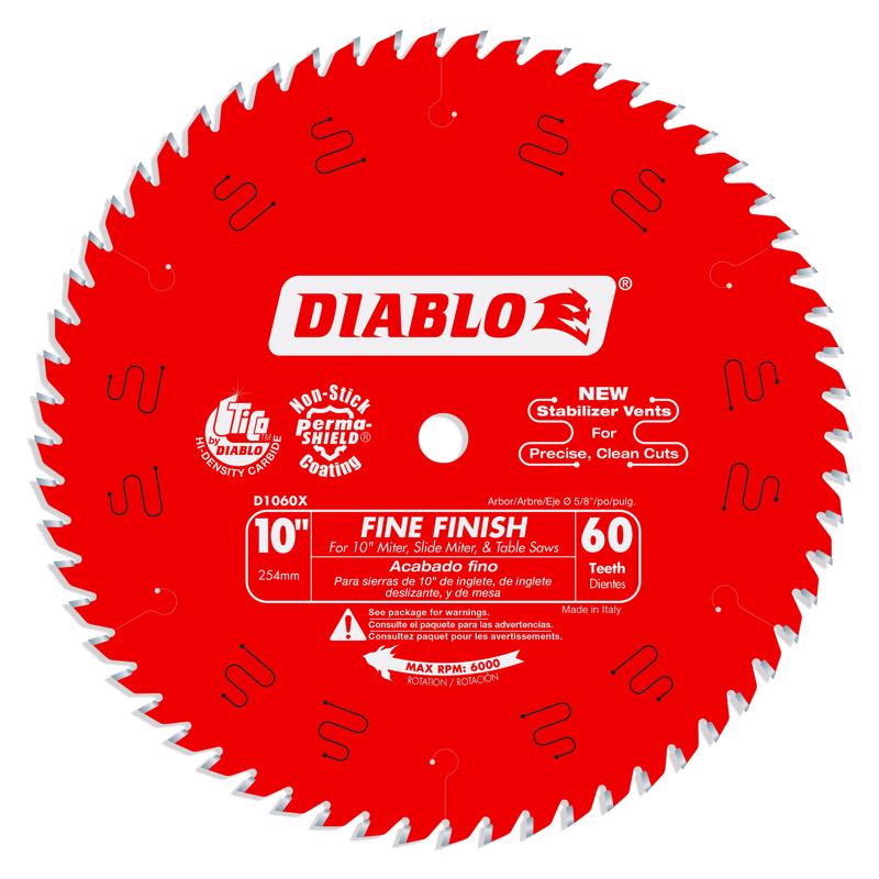 DIAB SAW BLD 10"X60T