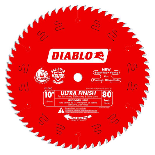 DIAB SAW BLD 10"X80T