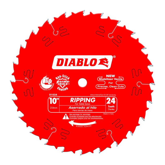 DIAB SAW BLD 10"X24T