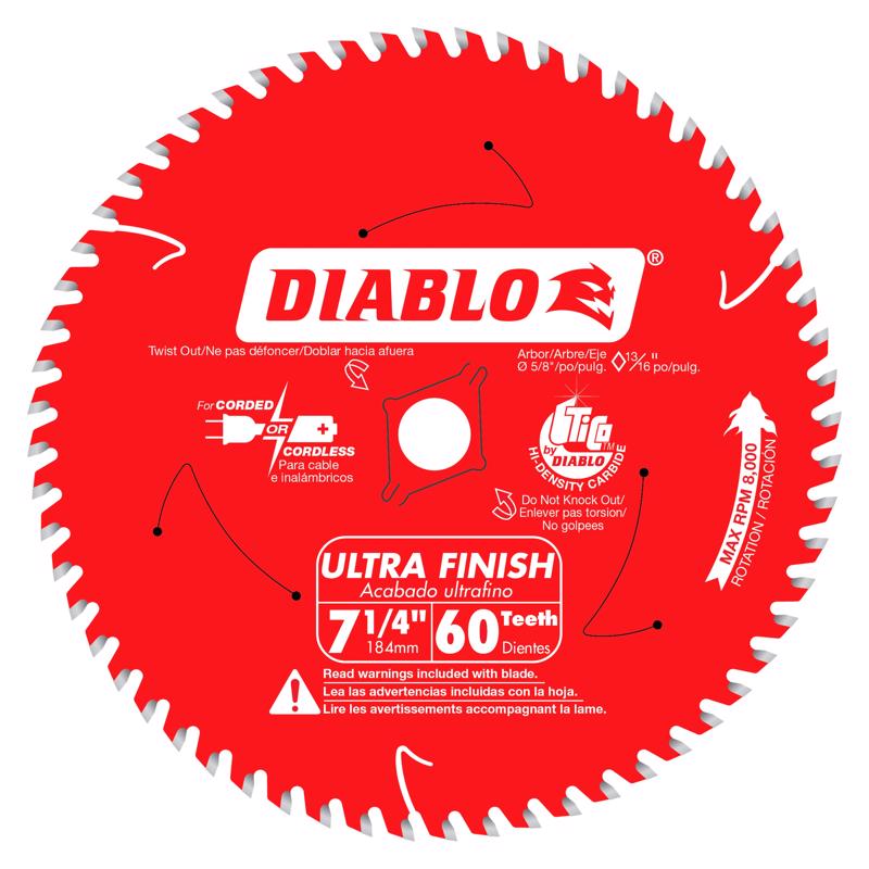 DIAB SAW BLD 7-1/4"X60T