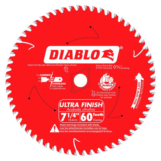DIAB SAW BLD 7-1/4"X60T