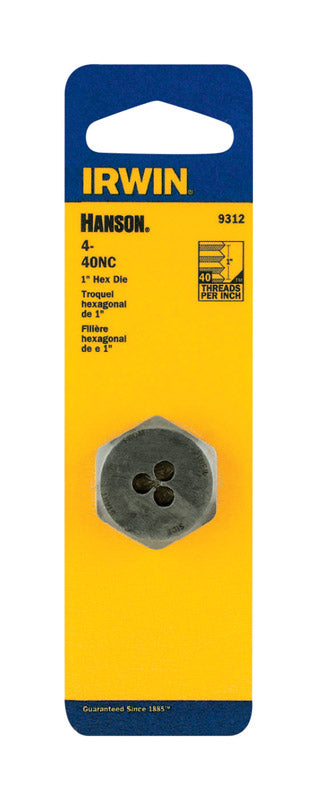 DIE HEX 1" 4-40NC CARDED
