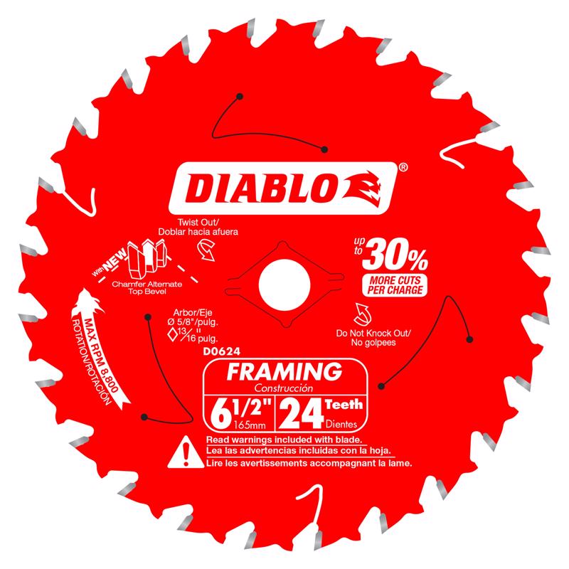 DIAB BLD 6-1/2"X24T BULK