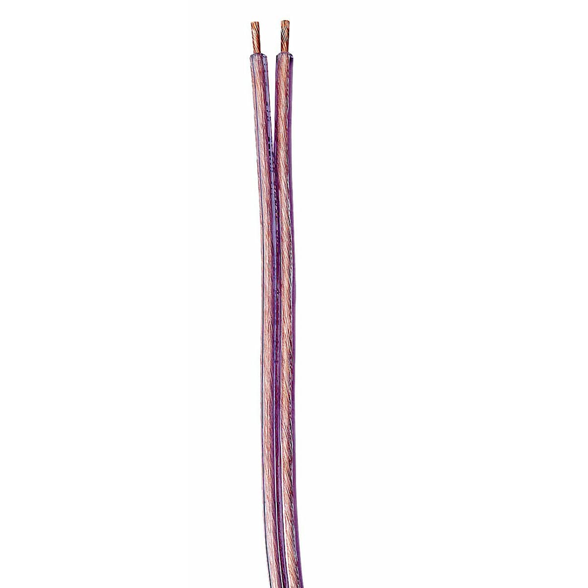 COLEMAN CABLE 94614-05-18 14/2 Speaker Cable, 500-Feet, Clear