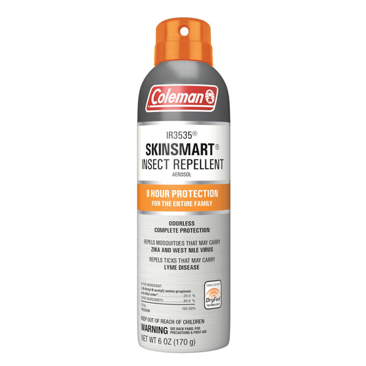 Coleman Insect Repellent Spray – SkinSmart Non-DEET Insect Repellent Spray, Protection Against Ticks, Mosquitoes, chiggers, gnats, Fleas and Flies, Ideal for Camping, Hiking, Outdoor Activities, 6oz
